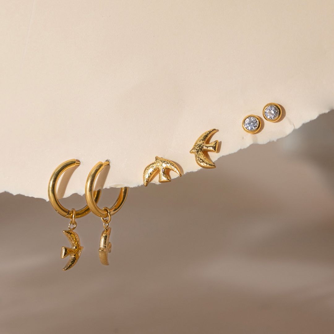 Aretes Set 3 Pz Liberia