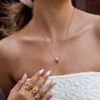 Collar Gold Mom