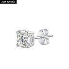 Aretes OJA N° 2 | Oro Blanco & Diamante