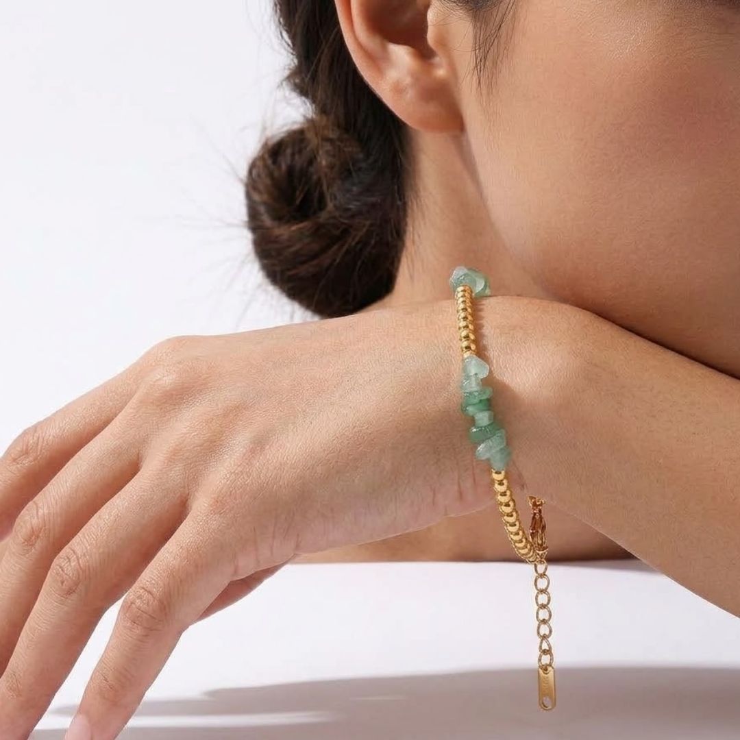 PULSERA GREEN NATURAL
