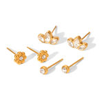 Aretes Set 3 Pz Naturia