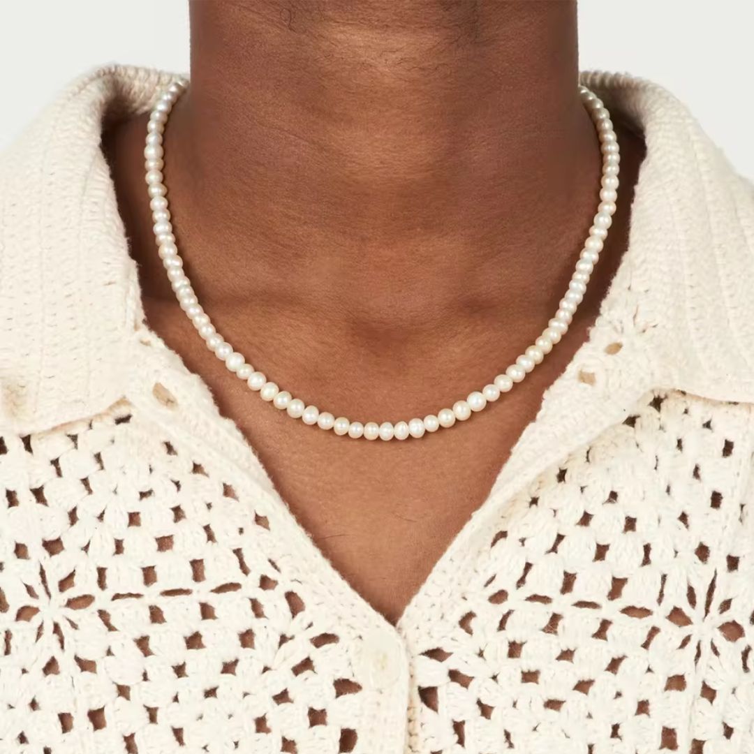Collar Perlas Unidas