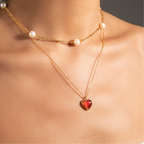 Collar Corazón Rojo