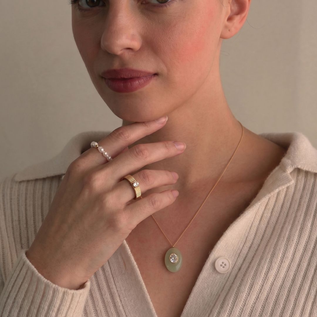 Collar Azzurra Verde