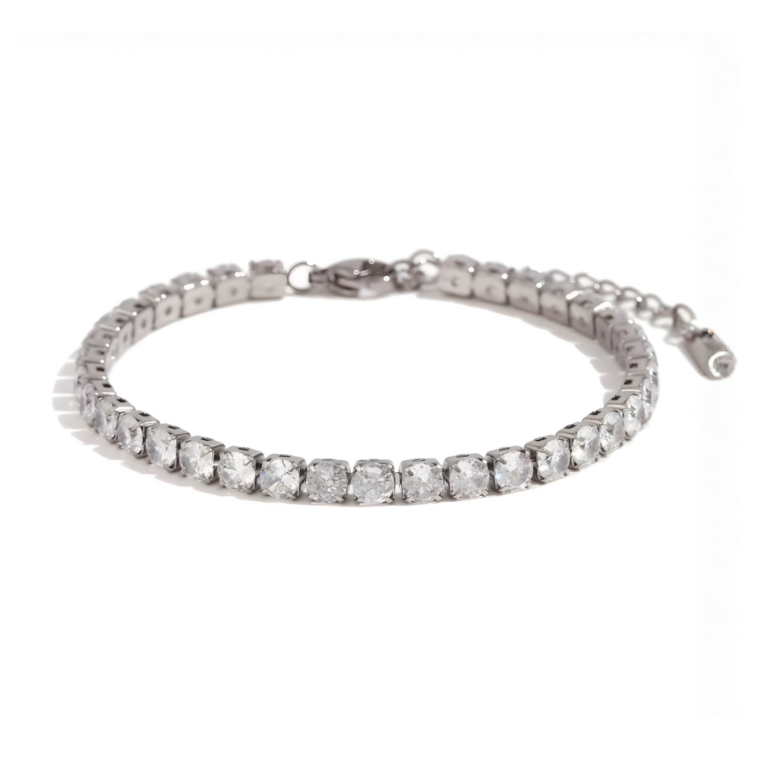 PULSERA TENNIS SILVER 4mm