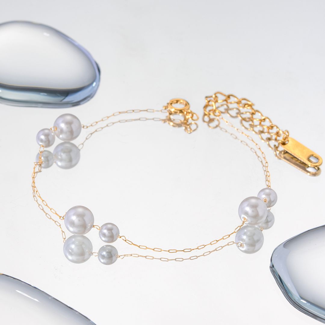 PULSERA HILOS DE PERLA