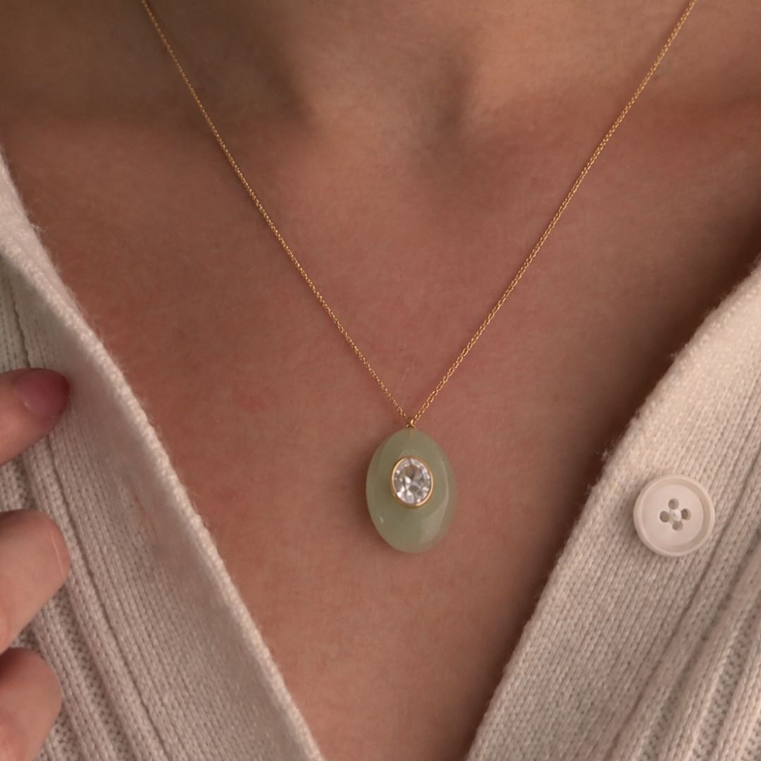 Collar Azzurra Verde