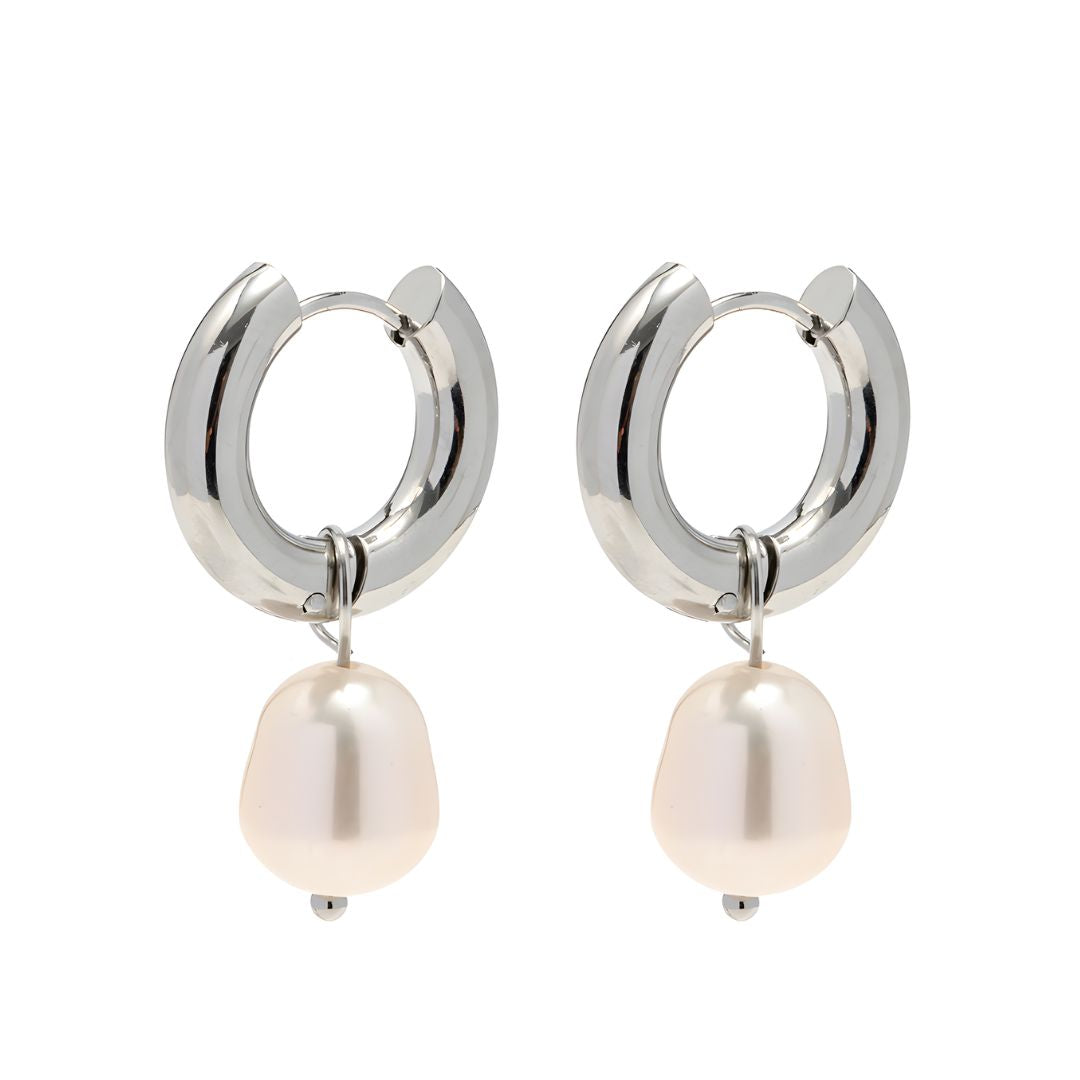 Aretes Silver Perlia