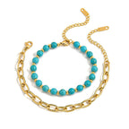 Pulsera Doble Blue