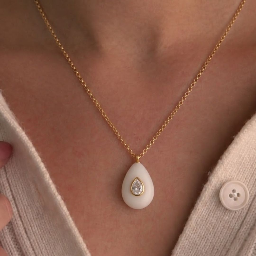 Collar Azzurra Blanco