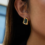 Aretes Espejo Verde