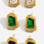 Aretes Espejo Verde