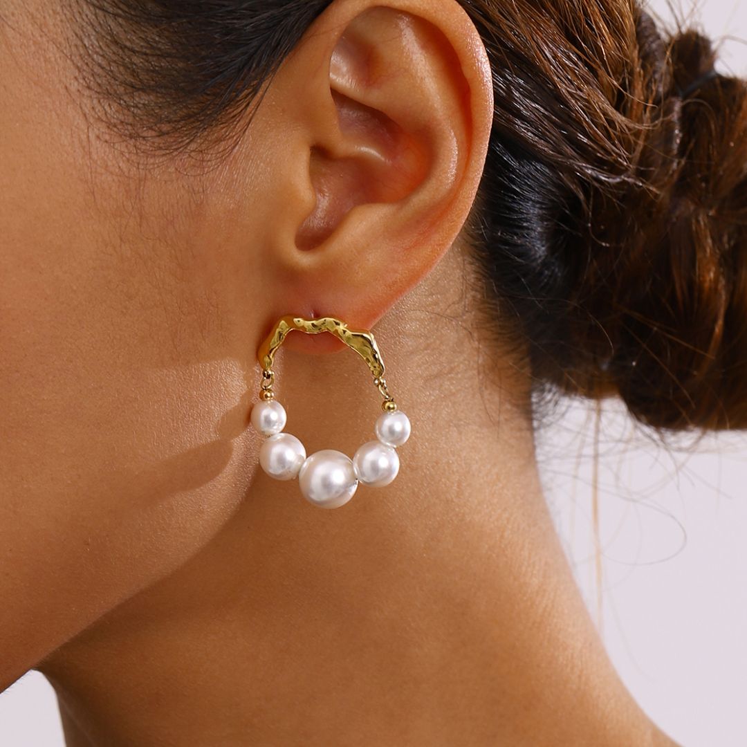 ARETES FORJA PERLADA
