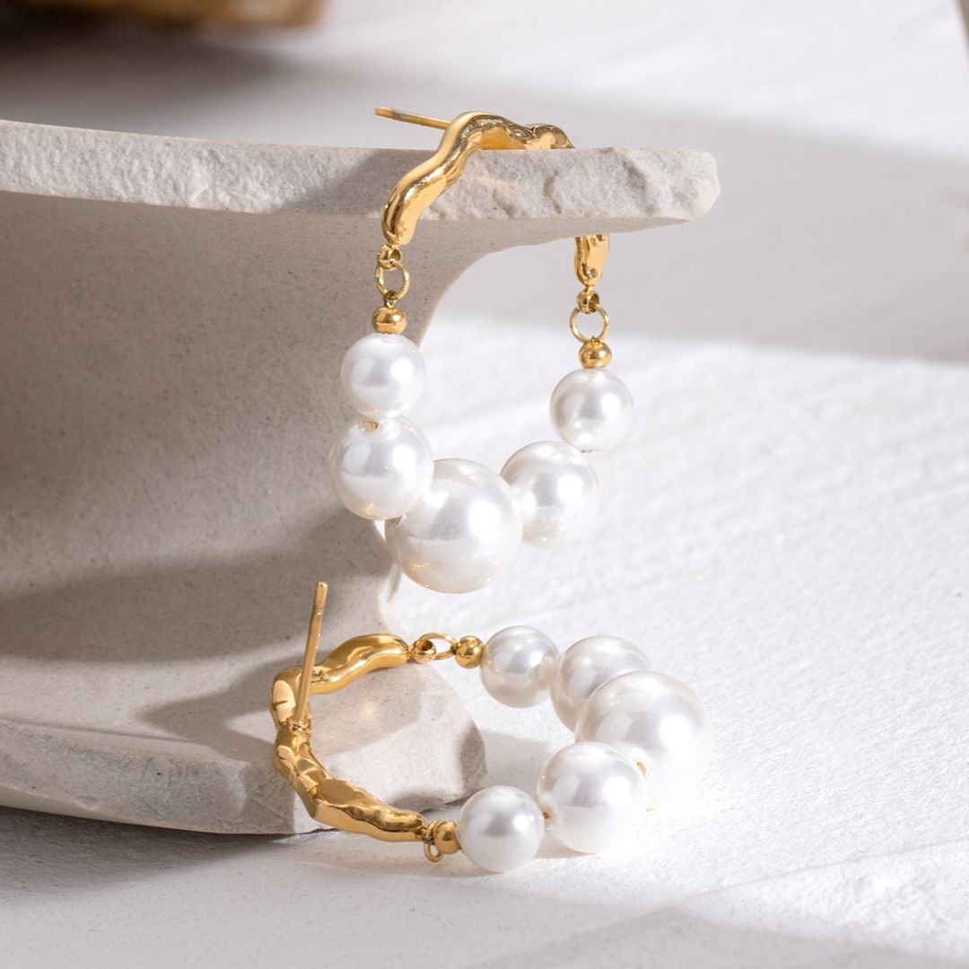 ARETES FORJA PERLADA