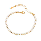 Pulsera Tennis Gold