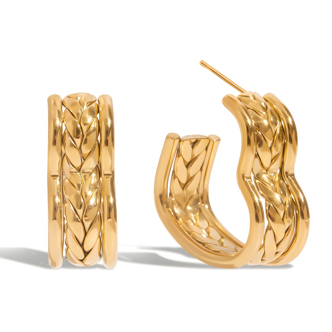 Aretes Corazón Gigante