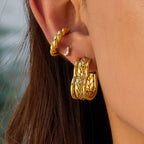 Aretes Corazón Gigante